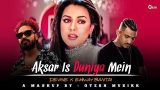 Aksar Is Duniya Mein X Divine X Emiway | Rap Megamix | Gtesh Muzikk #remix #divine #emiwaybantai