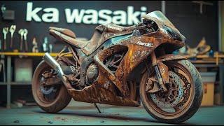 KAWASAKI Ninja Full Restoration | Restored KAWASAKI Four-stroke Sport Motorcycle