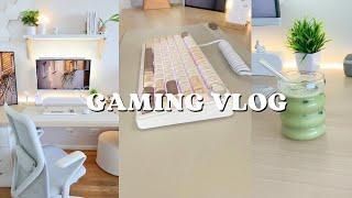 cozy gaming vlog  unboxings, new keycaps ⌨️, overwatch 2 gameplay 🫧