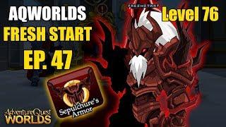 AQW Fresh Start Episode 47 - Getting Sepulchure's DoomKnight Armor!