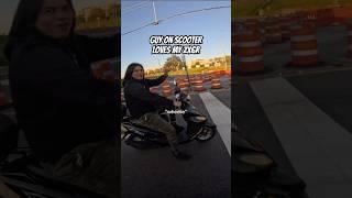 biker x scooter collab #bikergirl #motovlog #motorcycle
