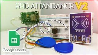 RFID tag attendance system With Nodemcu google spreadsheet || Send RFID data to google spread sheet