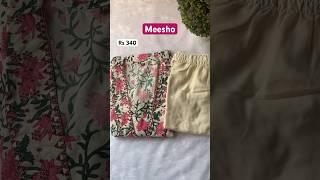 #trending I purchased this Kurta Set from Meesho at Rs 340 #meesho #ytshorts