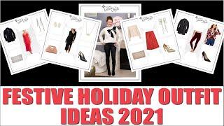 8 Festive Holiday Outfit Ideas 2021/ What To Wear For Holiday Parties / How To Style