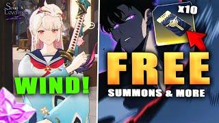 F2P WATCH OUT!!!! NEXT WIND HUNTER APPEARED!! ALSO NEW FREE SUMMONS & QUIZ! (Solo Leveling Arise)