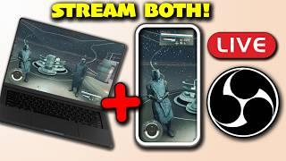 How to stream in horizontal and vertical at the same time in OBS