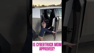 Is Cybertruck mom approved?? #cybertruck #tesla #mom