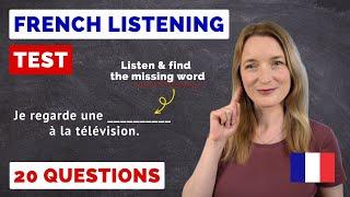 French Listening Test  20 Questions