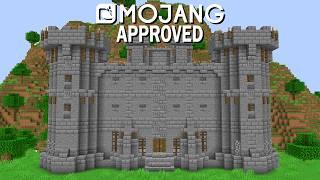 Building a Castle The Way Mojang Intended It