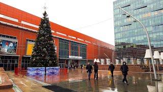 ⁴ᴷ⁶⁰ Walking Moscow: Voykovskaya Metro Station & Metropolis Shopping Mall