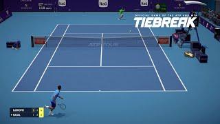 TIEBREAK - Novak Djokovic Vs Rafael Nadal I Best Of 3 Set Match I Miami Masters I Legend AI (PS5)