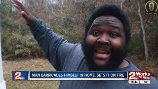 Hilarious Neighbors React To Man On Fire Incident