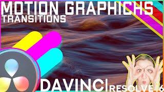 How to Make Motion Graphics Transitions In Davinci Resolve 16