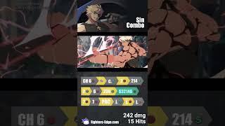Sin corner to corner combo #ggst_si #sinkiske #ggst #guiltygear #strive #fightinggames #fgc #combos