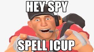 hey spy, spell ICUP