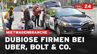 Berlin: Bolt, Uber & Co. bieten Fahrten von "Geister-Firmen" an