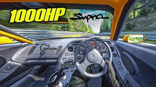 1000 HP Toyota Supra MK4 ILLEGAL driving @ nurburgring - assetto corsa - gameplay (pov)