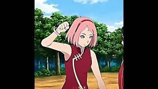 SARADA SEES  SAKURA’S TRUE POWER  | #shorts #naruto