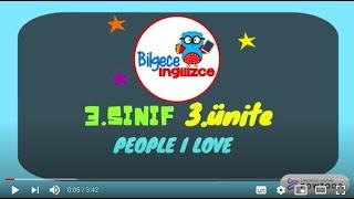 3.SINIF İNGİLİZCE 3.ÜNİTE