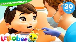 Gigi Goyang, pergi ke dokter gigi! | Lellobee Indonesian - Kartun dan Lagu Anak-anak