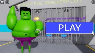 NEW BARRY HULK! Walkthrough Full GAMEPLAY #roblox (#ScaryObby)