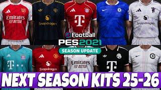 PES 2021 NEW SEASON KITS 2025-2026 LIKELY V3