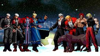 [KOF Mugen] Boss Goenitz Team vs Boss Rugal Team