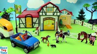 Playmobil Horse Stable Farm Build and Play Toys For Kids