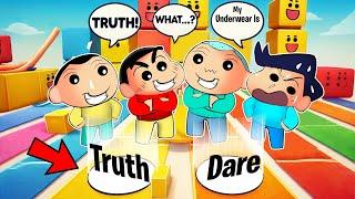 Shinchan Playing Truth Or Dare Challenge In Stumble Guys  | Shinchan Stumble Guys | Funny Game 