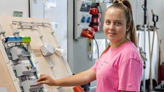 Ausbildung als Elektronikerin für Energie- und Gebäudetechnik