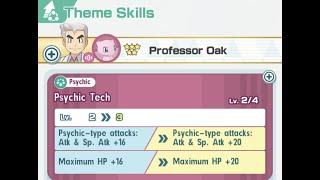 Pokémon Masters EX Theme Skills Upgraded To Max Level, Mew and Professor Oak