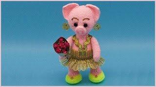 Crochet piglet. Amigurumi. Part 2.