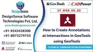 GeoTools Tutorials: How to Create Annotations at Intersections in GeoTools | DesignSense Softwares