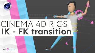 iK to FK transition | Cinema 4D | character animation | Tutorial