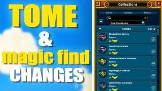 TOME AND MAGIC FIND CHANGES !! | DELVES UPDATE | Trove