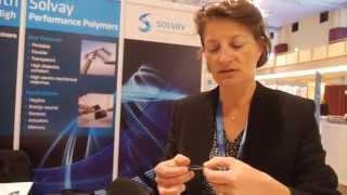 Solvay Piezoelectric Materials for Sensors and Actuators shown at IDTechEx Show!