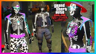 UNLOCK Skeleton Outfit, NEW Halloween Event, FREE Clothing, UFO, GTA 5 DLC 2024 (GTA Online Update)