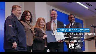 Celebrating The Valley Hospital's Move Anniversary