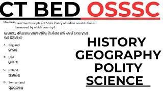 History Geography Polity Gk for osssc ri ari Amin sfs AWC SUPERVISOR CT BEd Odisha Laxmidhar Sir