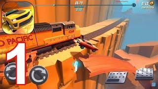 Stunt Car Extreme - Gameplay Walkthrough Part 1 All Levels 1-8 (Android, iOS)