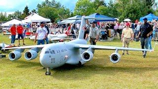 WORLD´S LARGEST ELECTRIC RC MODEL AIRCRAFT FROM TYLER PERRY / 149KG C-17 GLOBMASTER FLIGHT DEMO !!!