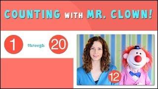 Counting Numbers 1-20 with Mr. Clown and Liesel