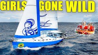 Our Journey AROUND THE WORLD begins in STYLE! TUBING Under SAIL  | ep.38