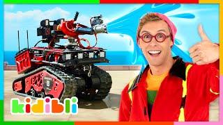 Let's discover Fire Robots! Firefighters' new friends! | Educational Videos for Kids | Kidibli