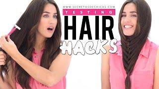 TRYING CRAZY HAIR HACKS TESTED | PATRY JORDAN