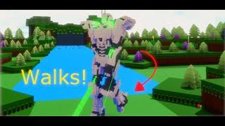 Build a boat Walking Mech! (Mech gang mech) | build a boat for treasure