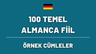 30 DAKİKADA 100 TEMEL ALMANCA FİİL ÖĞRENİYORUZ #almancafiiller