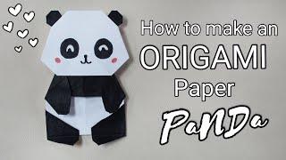 How to make an Origami Paper Panda | Origami Tutorial Panda | Step by step Tutorial