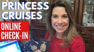 Princess Cruises ONLINE CHECK-IN - Getting Ocean Ready for my Princess Cruise