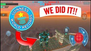 WORLD RECORD I REACHED THE SHIP ON CARRIER | WAR ROBOTS |